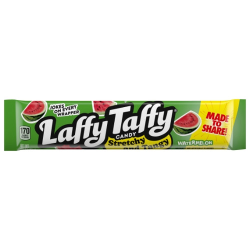 Nestle Laffy Taffy Watermelon Sugar Candy, 1.5 Ounce, 24 Per Box, 12 Per Case